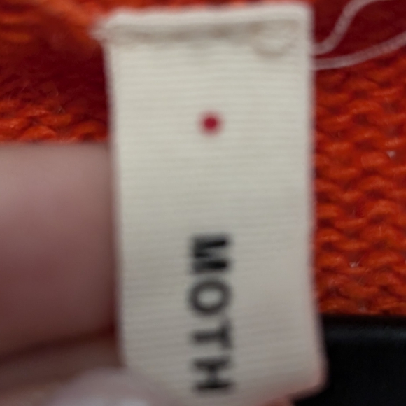 Moth Anthropologie Red Cardigan Cashmere Blend - Picture 7 of 11